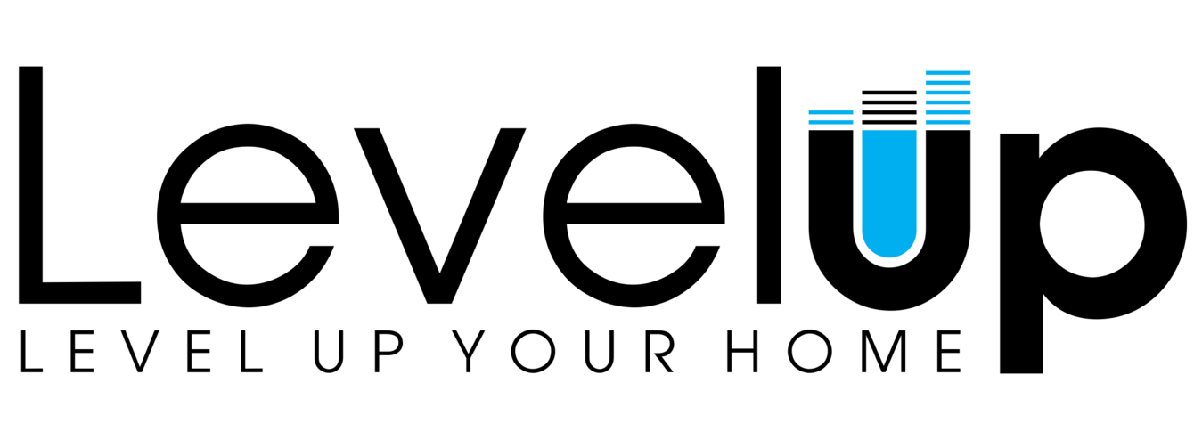 level up your home logo